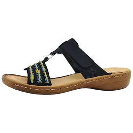 Rieker Damenschuhe Pantoletten Blau, Freizeit, Schuhgröße:37 EU - 37 EU