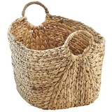 Kobolo Aufbewahrungskorb 56 x 40 x 41 cm 1-tlg. braun
