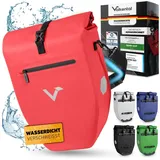 Valkental ValkBasic Gepäckträgertasche rot