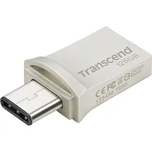 Transcend JetFlash 890 128 GB silber USB 3.1