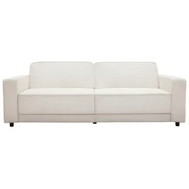 dorel home Schlafcouch 3-Sitzer Velours Beige