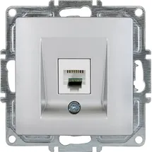 GUNSAN Telefon Steckdose 1-fach CAT3 Silber 1 St.