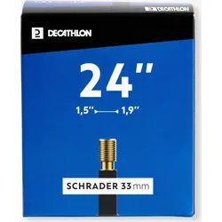 Fahrradschlauch 24 × 1,5/1,9 Schrader-Ventil EINHEITSGRÖSSE