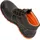 Urgent Arbeitsschuhe Sicherheitsschuhe Schutzschuhe Ankle OHNE Stahlkappe (101OB-OR) Gr. - Schwarz/Orange -