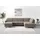 sit&more Wohnlandschaft SIT & MORE "Farö U-Form", grau (taupe), B:325cm H:90cm T:187cm, Sofas, Wohnlandschaft, inklusive Federkern, wahlweise mit Bettfunktion und Bettkasten