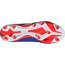adidas Predator Club AG/FG Herren Lucid Blue/Cloud White/Solar Red 44