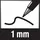 Paper Mate Papermate Kugelschreiber InkJoy 300 RT S0959910 M Druckmechanik schwarz