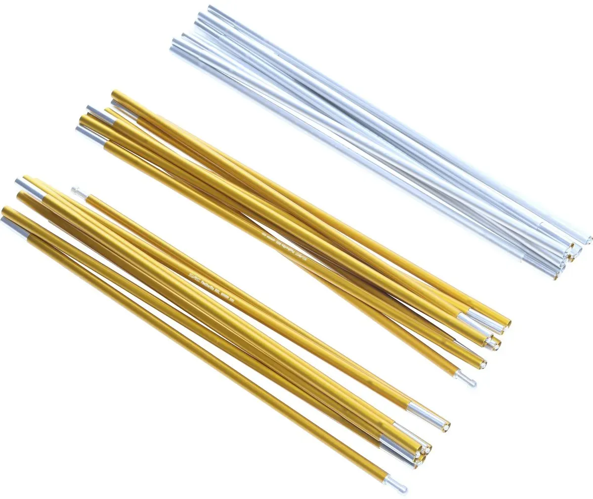 Nordisk Oppland 3 SI Spare Pole Set Dac-alu (replaces Item no. 10931200) silver ONESIZE