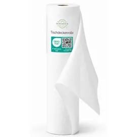 Sensalux Tischdeckenrolle 1,18m x 25m Weiß