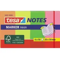Tesa Haftnotiz 56691-00000 20mmx50mm sortiert 4x50Blatt