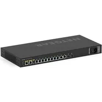 Netgear M4250-10G2F-PoE+ Rackmount Managed Gigabit Ethernet (10/100/1000) Power over Ethernet (PoE) Schwarz