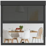 Rollo Außenrollo für Fenster gegen Hitze von CLIP'N'SHADE, CLIP`N`SHADE, transparent, Klemmmontage ohne Bohren, hochwertige Aluminiumprofile grau 60 cm