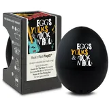 Brainstream Rock 'n' Roll PiepEi - Singende Eieruhr zum Mitkochen - Eierkocher für 3 Härtegrade - Rock n Roll Geschenke - Lustiges Kochei - Musik Eggtimer - Brainstream