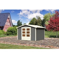 Woodfeeling Amberg 4 2,42 x 2,42 m terragrau