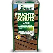 Ultrament Feuchteschutz-Lasur 3-in-1 Teak 5 l