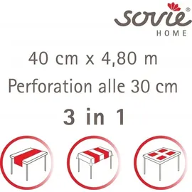 sovie HOME Tischläufer Spicy aus Linclass® Airlaid, 40 cm x 4,80 m, 1 Stück, - Gewürze,