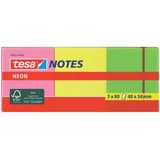 Tesa Neon Notes Haftnotizen 40 x 50 mm 3-farbig