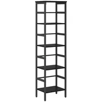 VidaXL Bücherregal 40 x 29,5 x 149 cm Schwarz
