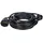 Unitec Verlängerungskabel Innen 10 Meter H05VV-F 3G1,5 ,schwarz