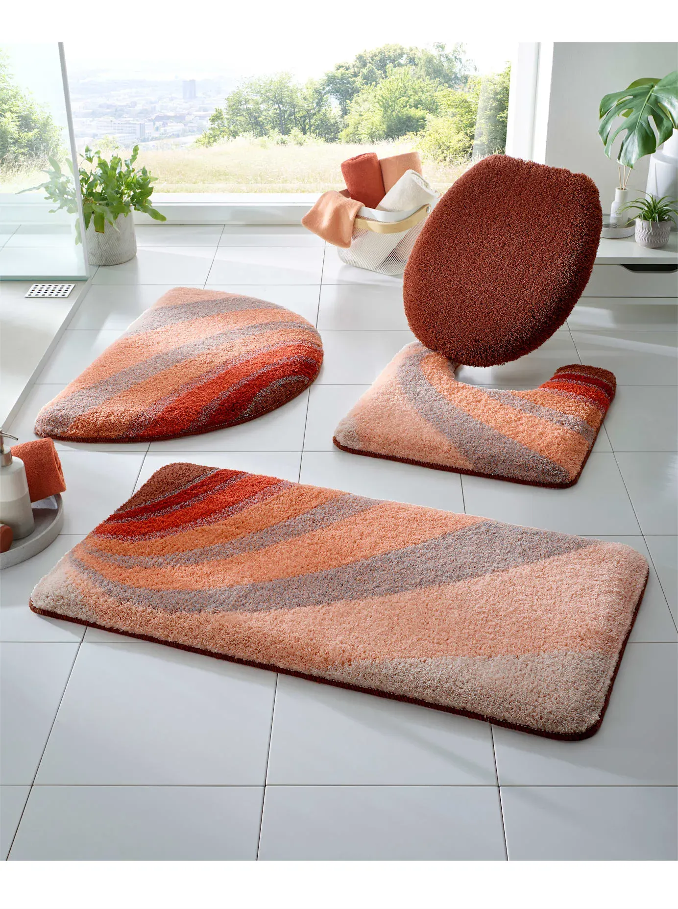 Badematte KLEINE WOLKE Gr. 1, beige (beige, terra), (50cm x 90cm ), 1 Stk., Badematten, Badematte