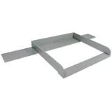 PuckDaddy Lorenz | Wickelaufsatz kompatibel mit Malm Kommoden u.Ä. | 159,5x78x10 cm | Wickelauflage mit Blende aus grauem MDF-Holz | Premium Wickelaufsatz inkl. Montagematerial zur Wandmontage