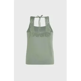 O'Neill Top Ava Lace ärmelloses T-shirt - Lily Pad - XS