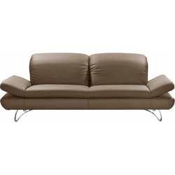 2-Sitzer PLACES OF STYLE "San Angelo", braun (schlamm), B:202cm H:96cm T:95cm, Sofas