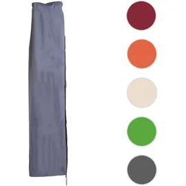 Mendler Schirmhülle HWC für Ampelschirm bis 3,5 m Polyester, PVC Blau