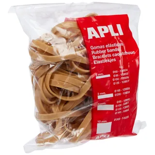 Apli – mit Gummiringen; Hergestellt – 100 x 5 – 100 gr -