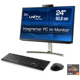 CSL All-in-One PC »Unity U24B-AMD / 5650GE 1000 GB 16 RAM Win 11«, schwarz