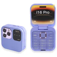 Yunir Klapphandy für Senioren, 2G Entsperrtes Senioren-Klapphandy, mit 1,77-Zoll-Bildschirm, Dual-SIM-Senioren-Basishandy mit Großen Tasten und LED-Taschenlampe (Purple)