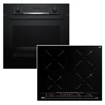 Bosch Herdset Bosch Backofen Teleskopauszug + Teka Induktionskochfeld autark 60 cm