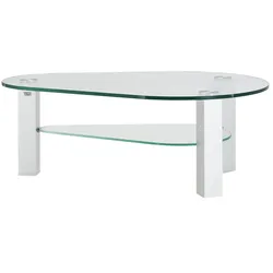 Couchtisch  Rumbach ¦ transparent/klar ¦ Maße (cm): B: 75,7 H: 42,5