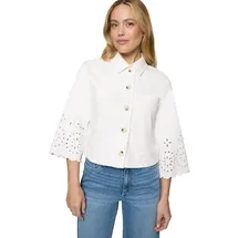 Zero Blazer-Jacke mit Lochmuster 42,