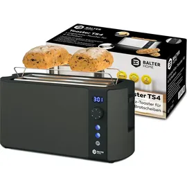 Balter Home Langschlitz-Toaster Grau