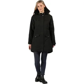 Regatta Serleena II Parka für Damen Wasserdicht mit Kapuze , Farbe:Schwarz, Größe:38 - Schwarz 38