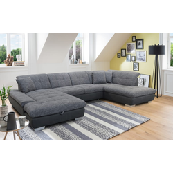 VIA Wohnlandschaft 7696 in grau