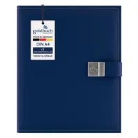 Goldbuch Dokumentenmappe Cezanne blau