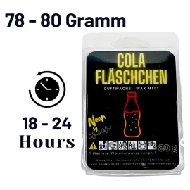 wonderwax Neon Duftriegel 6 Herzen Weiß Cola Fläschchen