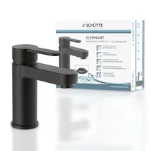 Schütte Elephant Einhandmischer schwarz matt 34216