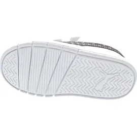 Puma Courtflex V3 Dotty V Inf Sneaker Weiß/Lila 24
