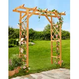 Promadino Pergola Ben, BxTxH: 200x65x208 cm braun