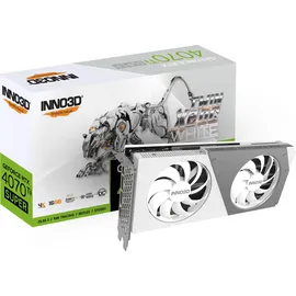 Inno3D GeForce RTX 4070 Ti SUPER TWIN X2 OC White 16GB Grafikkarte