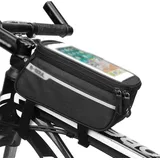 Wasserdichte Fahrrad-handyhalterung, Fahrradrahmentasche, Smartphone-rahmentasche Mit Tpu-touchscreen, Handyständer