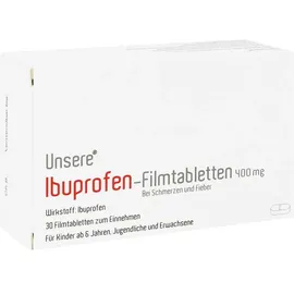 unsere Ibuprofen-Filmtabletten 400 mg