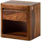 MASSIVMOEBEL24.DE Nachtschrank TORONTO 50 x 35 x 50 cm Braun