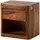 MASSIVMOEBEL24.DE Nachtschrank TORONTO 50 x 35 x 50 cm Braun
