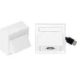Vivolink Wall Connection Box USB 2.0 (Wand), TV Wandhalterung, Weiss