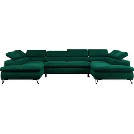 MKS Meble Eckcouch Velvet 2-Sitzer Grün