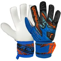 Reusch Attrakt Solid electric blu/shock. orang, 10.5